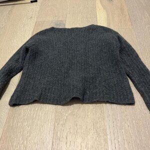 Vince Cropped Grey Sweater